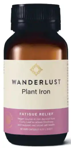 Chemist Warehouse Wanderlust plant iron 60 capsules offer