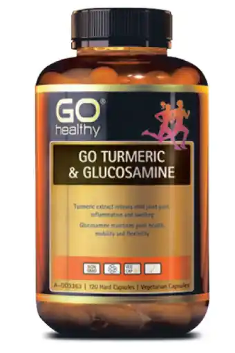 Chemist Warehouse Go healthy turmeric & glucosamine 120 vegetarian capsules offer