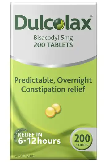 Chemist Warehouse Dulcolax tablets 200 pack - laxatives for constipation relief offer