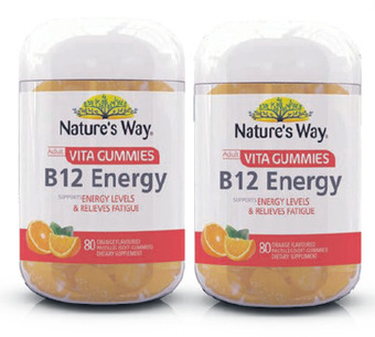 Chemist Warehouse Nature’s way adult vita gummies b12 energy 80 pastilles offer