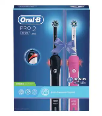 Chemist Warehouse Oral b power toothbrush pro 2 his & hers pack offer