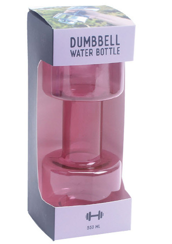 Dumbell water bottle
