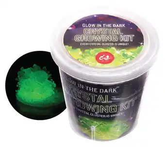 Glow in the dark crystal growing kit
