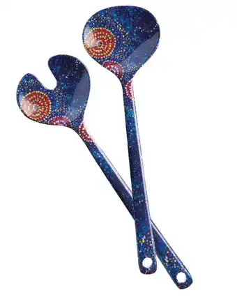 Alperstein designs alma granites salad servers