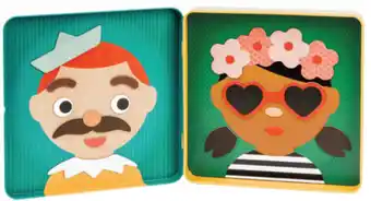 Malouf Pharmacies Magnetic play set - funny faces offer