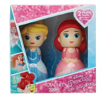 Disney princess bath buddies