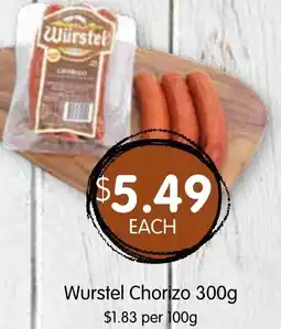 Spudshed Wurstel Chorizo offer