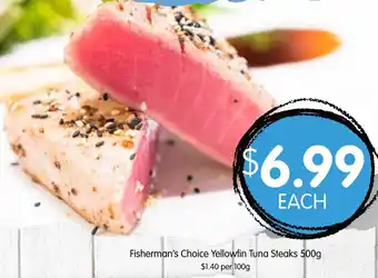 Spudshed Fisherman's Choice Yellowfin Tuna Steaks offer