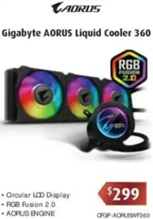 Leader Computers Gigabyte Aorus Liquid Cooler 360 offer