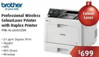 Leader Computers Professional Wireless ColourLaser Printer With Duplex Printer offer