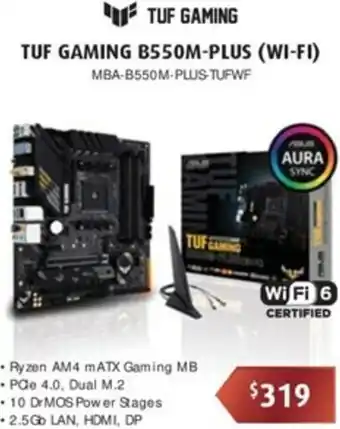 Leader Computers TUF Gaming B550M-Plus (Wifi) offer