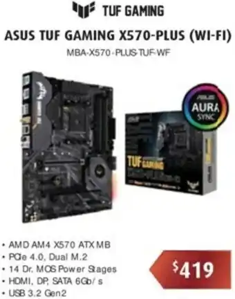 Leader Computers Asus TUF Gaming X570-Plus (Wi-Fi) offer