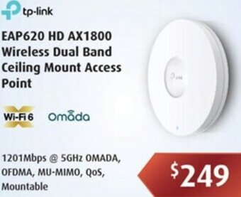 Leader Computers EAP620 HD AX1800 Wireless Dual Band Ceiling Mount Access Point offer