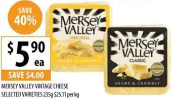 Supabarn Mersey valley vintage cheese offer