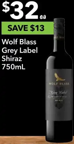 Ritchies Wolf Blass Grey Label Shiraz offer