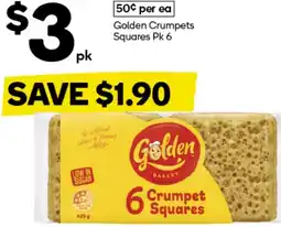 BIG W Golden Crumpets Squares offer