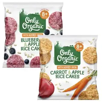 Coles Only Organic Rice Cakes 8 Months+ 35g offer