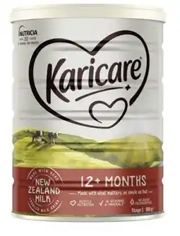 Coles Karicare Toddler Stage 3 12+ Months Milk Drink 900g offer