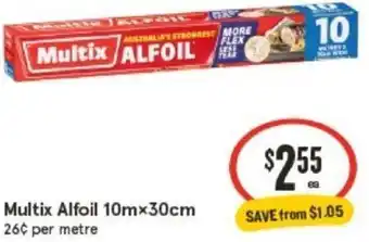 IGA Multix Alfoil offer