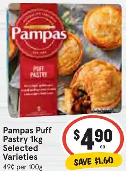 IGA Pampas Puff Pastry offer