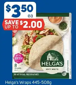 Foodland Helga's Wraps offer