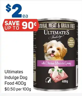 Foodland Ultimates Indulge Dog Food offer