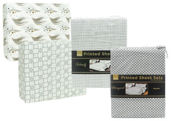 Lincraft Formr cotton printed sheet sets offer