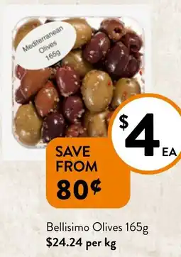 Foodworks Bellisimo olives offer