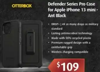 Leader Computers Defender Series Pro Case For Apple iPhone 13 Mini-Ant Black offer