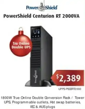 Leader Computers PowerShield Centurion RT 2000VA offer