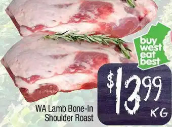 Foodworks WA Lamb Bone-In Shoulder Roast offer