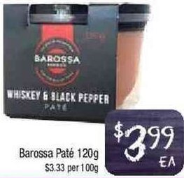Foodworks Barossa Paté 120g offer