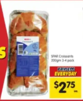 Spar Croissant 200gm 3-4 Pack