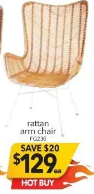 Rattan Arm Chair