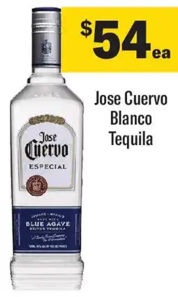 Coles Jose cuervo blanco tequila offer