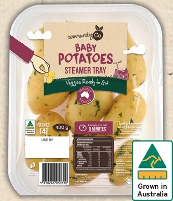 IGA Community Co Baby Potatoes with Herb Butter 400g offer