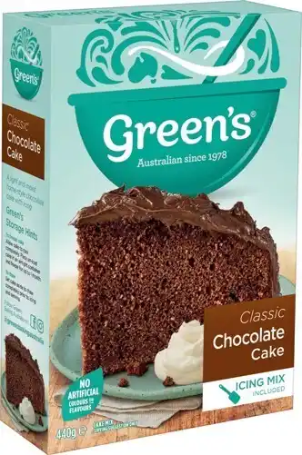 IGA Green&#039;s Cake, Brownie, Muffin or Loaf Mix 330-500g Selected Varieties offer