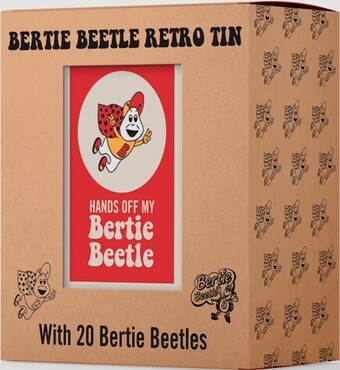 Bertie Beetle Retro Tin 200g
