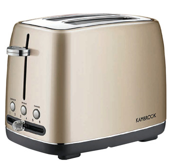 The Good Guys Kambrook 2 slice toaster - satin gold offer