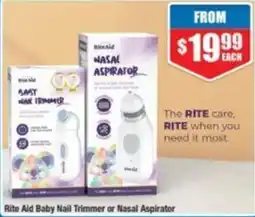 Chemist Warehouse Rite Aid Baby Nail Trimmer or Nasal Aspirator offer