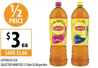 Supabarn Lipton Ice Tea offer