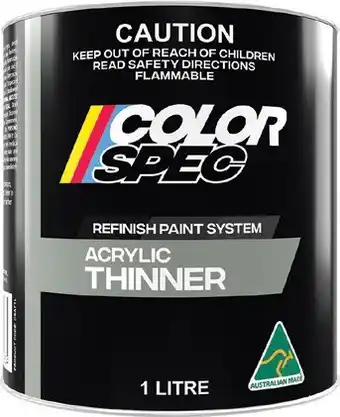 SuperCheap Auto Colorspec 1L Acrylic Thinner offer