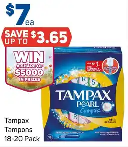 Foodland Tampax tampons offer