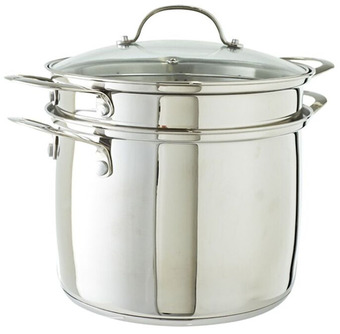 Harris Scarfe Swiss diamond premium steel 24cm pasta pot offer