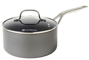 Harris Scarfe Swiss diamond hard anodised 20cm saucepan offer
