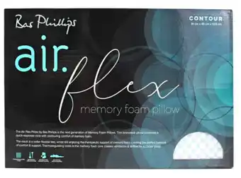 Harris Scarfe Bas phillips airflex memory foam pillow contour offer