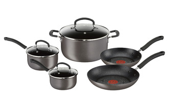 Harris Scarfe Tefal 5pc inspire hard anodised cookset offer