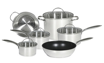 Harris Scarfe Smith + nobel 6pc professional elite stainless steel cookset offer