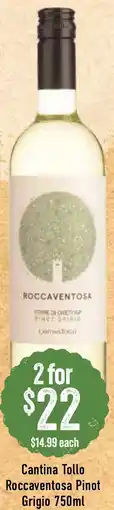 Cantina tollo roccaventosa pinot grigio