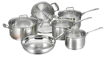 Harris Scarfe Scanpan 6pc impact stainless steel cookset offer